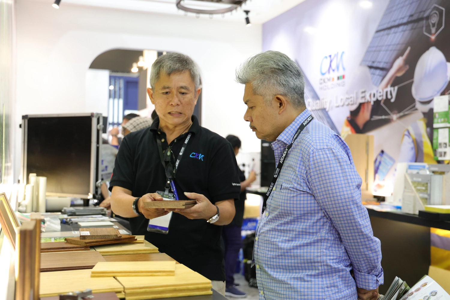 CKM Holding debut its bamboo flooring product, BAM4 at ARCHIDEX